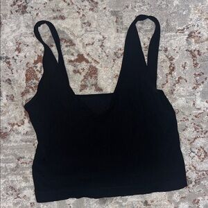 South Moon Under Black Crop Top